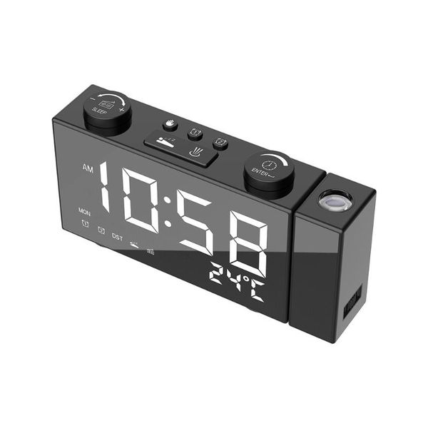 other clocks & accessories 1pc multipurpose led screen projection clock table radio alarm (black)
other clocks & accessories 1pc multipurpose led screen projection clock table radio alarm (black)