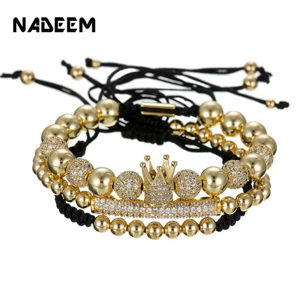 charm bracelets drop hip hop cz polygon ball tube crown mm copper beads macrame & bangles set women men jewellry, Golden;silver
charm bracelets drop hip hop cz polygon ball tube crown mm copper beads macrame & bangles set women men jewellry, Golden;silver