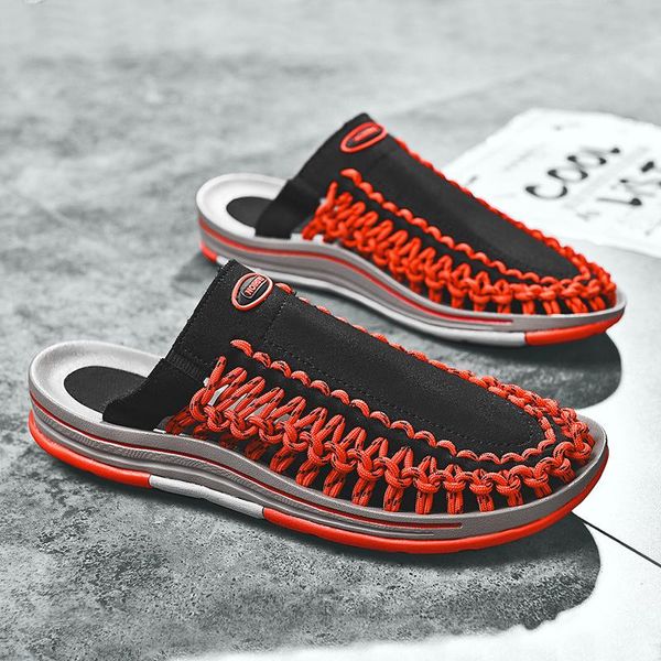 slippers men sandals 2021 outdoor shoes summer beach walking flat handmade roman closed toe for vietnam fisherman fashion designer mens, Black
slippers men sandals 2021 outdoor shoes summer beach walking flat handmade roman closed toe for vietnam fisherman fashion designer mens, Black