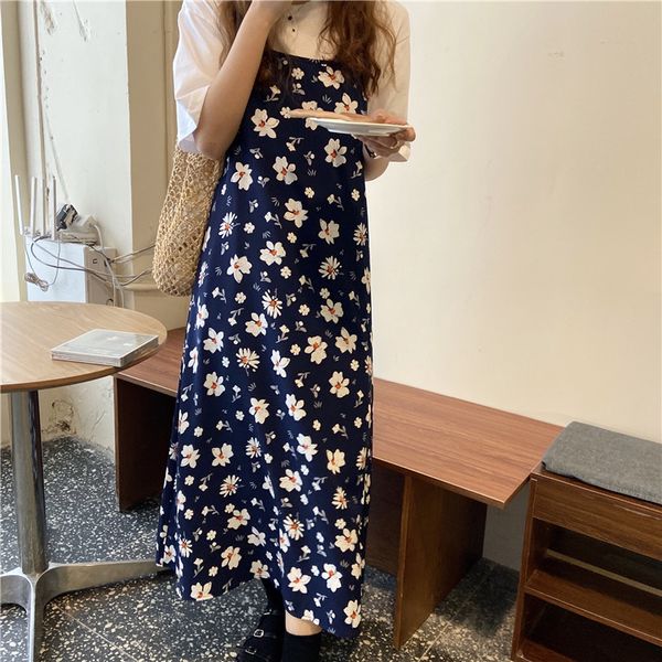 vintage floral a-line sleeveless spaghetti strap slash neck chiffon ankle-length summer women dresses 210522, Black;gray
vintage floral a-line sleeveless spaghetti strap slash neck chiffon ankle-length summer women dresses 210522, Black;gray
