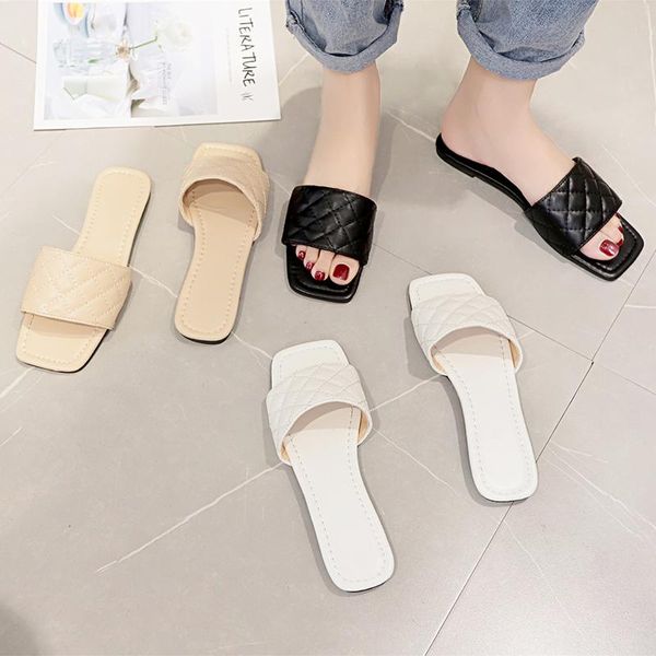 slippers soft leather woven women summer 2021 flat heels beach casual slides shoes woman outdoor sandals flip flops muter, Black
slippers soft leather woven women summer 2021 flat heels beach casual slides shoes woman outdoor sandals flip flops muter, Black