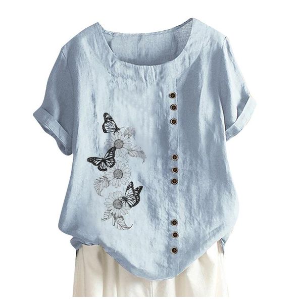 women's blouses & shirts women casual floral print blouse and 2021 loose buttons femininas blusas work chemise blusa feminina, White
women's blouses & shirts women casual floral print blouse and 2021 loose buttons femininas blusas work chemise blusa feminina, White