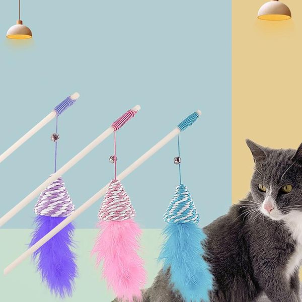 cat toys wand funny interactive toy fake feather wooden pole kitten teaser pet playing training dorakitten
cat toys wand funny interactive toy fake feather wooden pole kitten teaser pet playing training dorakitten