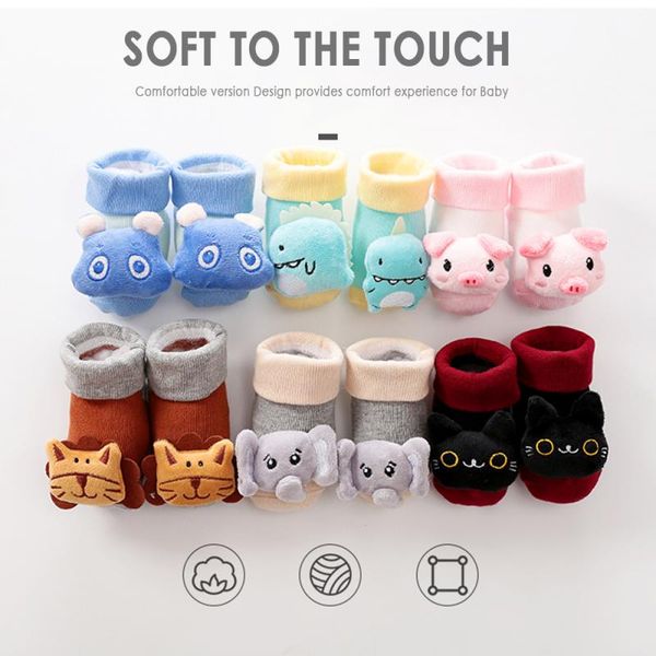 3Pieces/LotBaby Socks And Shoes For Beginners Non-slip Warm Floor Socks With A Non-slip Pad At The Bottom Breathable Baby Essentials
3Pieces/LotBaby Socks And Shoes For Beginners Non-slip Warm Floor Socks With A Non-slip Pad At The Bottom Breathable Baby Essentials
