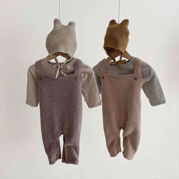 autumn newborn baby boy girl solid romper sleeveless cotton cute jumpsuit overalls outfit clothes 0 24m, Blue 
autumn newborn baby boy girl solid romper sleeveless cotton cute jumpsuit overalls outfit clothes 0 24m, Blue
