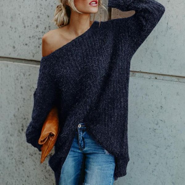 women's sweaters off shoulder knitted sweater women solid loose flare sleeve pullover jumpers female mink cashmere poncho pull femme, White;black
women's sweaters off shoulder knitted sweater women solid loose flare sleeve pullover jumpers female mink cashmere poncho pull femme, White;black