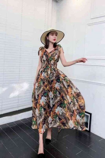 casual dresses spring and summer sleeveless v-neck resort wind collection waist print dress women show elegant full skirt 4w79, Black;gray
casual dresses spring and summer sleeveless v-neck resort wind collection waist print dress women show elegant full skirt 4w79, Black;gray