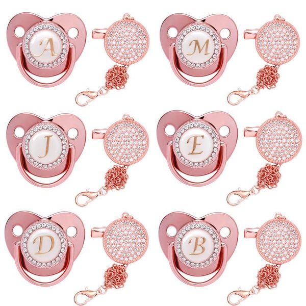pacifiers# rose gold baby pacifier with chain clips born infant silicone pacifiers bling rhinestone soother nipple birthday gift
pacifiers# rose gold baby pacifier with chain clips born infant silicone pacifiers bling rhinestone soother nipple birthday gift