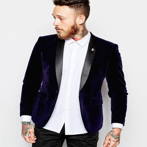 men's suits & blazers navy and navy blue wedding suit, velvet jacket with black lapel for man at marriage (jacket + pants) nog1, White;black
men's suits & blazers navy and navy blue wedding suit, velvet jacket with black lapel for man at marriage (jacket + pants) nog1, White;black
