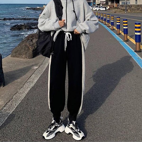women's pants & capris autumn winter harem cotton elastic waist black trousers soft for female ladys, Black;white
women's pants & capris autumn winter harem cotton elastic waist black trousers soft for female ladys, Black;white