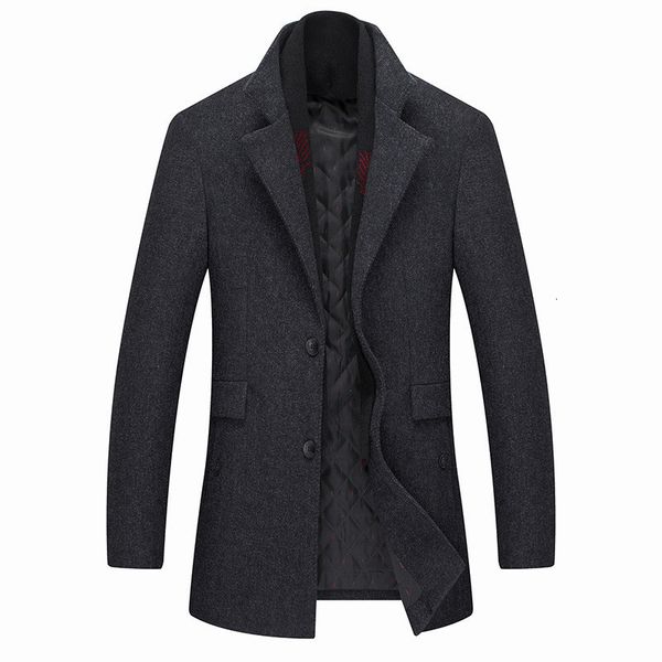 fgkks men winter men's new fashion turn-down collar warm thick wool blends woolen pea coat male trench overcoat, Black
fgkks men winter men's new fashion turn-down collar warm thick wool blends woolen pea coat male trench overcoat, Black