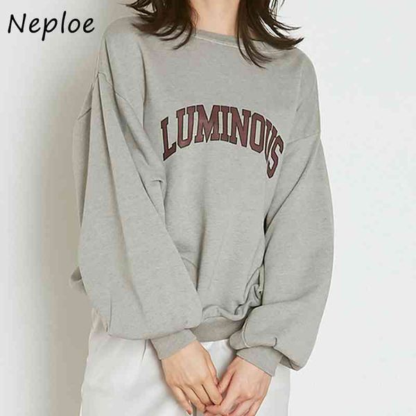 neploe spring fashion solid hoodies chic letter print pattern drop shoulder women hoody loose pullover sweatshirts 210510, Black
neploe spring fashion solid hoodies chic letter print pattern drop shoulder women hoody loose pullover sweatshirts 210510, Black