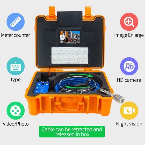 inch 1080p 50mm auto self level pipe sewer inspection video camera drain system ip cameras
inch 1080p 50mm auto self level pipe sewer inspection video camera drain system ip cameras