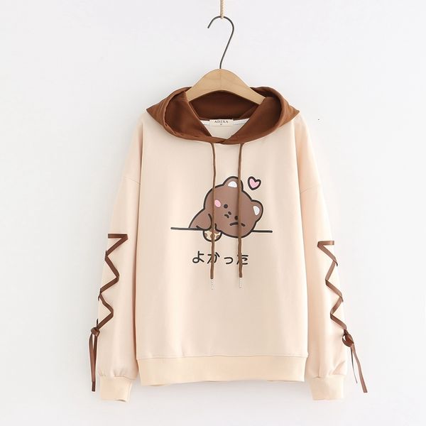 women's fur & faux harajuku aesthetic hoodies women kawaii anime clothes cute bear ears long sleeve pullover teen girl korean fash, Black
women's fur & faux harajuku aesthetic hoodies women kawaii anime clothes cute bear ears long sleeve pullover teen girl korean fash, Black