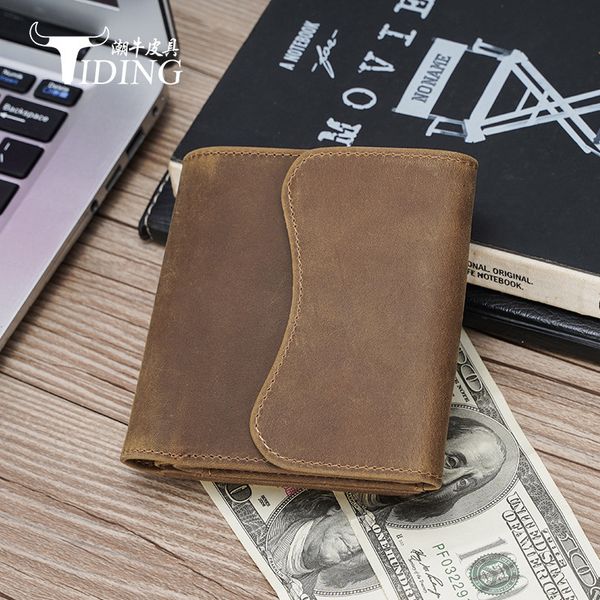 wallet chaoniu style personality crazy horse leather pure manual cowhide men's real 6236, Red;black
wallet chaoniu style personality crazy horse leather pure manual cowhide men's real 6236, Red;black