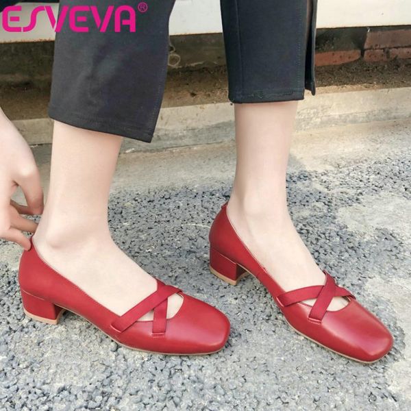 dress shoes esveva 2021 women pumps slip on basic square high heels toe sweet style sandals spring black size 34-43
dress shoes esveva 2021 women pumps slip on basic square high heels toe sweet style sandals spring black size 34-43