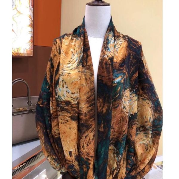 scarves famous oil painting 'sky' print 100% cashmere scarf shawl pashmina 2021 women winter luxury wraps lightweight 200*100cm, Blue;gray
scarves famous oil painting 'sky' print 100% cashmere scarf shawl pashmina 2021 women winter luxury wraps lightweight 200*100cm, Blue;gray