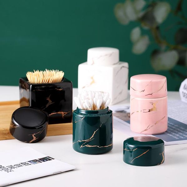 kitchen storage & organization marbled ceramic cotton swab organizer toothpick holder luxury home living room bathroom el box with lid
kitchen storage & organization marbled ceramic cotton swab organizer toothpick holder luxury home living room bathroom el box with lid