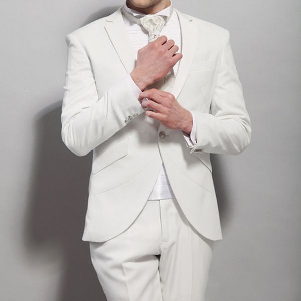 men's suits & blazers white slim fit casual men for wedding 2 piece custom groom tuxedo with notched lapel man fashion costume jacket p, White;black
men's suits & blazers white slim fit casual men for wedding 2 piece custom groom tuxedo with notched lapel man fashion costume jacket p, White;black