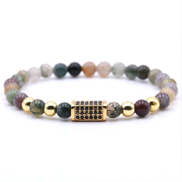 classic design handmade 6mm agate micro inlay skull crown charm bracelet for gift, Golden;silver
classic design handmade 6mm agate micro inlay skull crown charm bracelet for gift, Golden;silver
