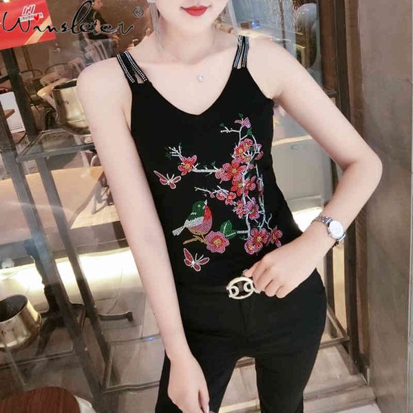 women's tanks & camis summer korean clothes shiny diamonds women all match mesh ropa mujer sleeveless hollow out bottomin, White
women's tanks & camis summer korean clothes shiny diamonds women all match mesh ropa mujer sleeveless hollow out bottomin, White