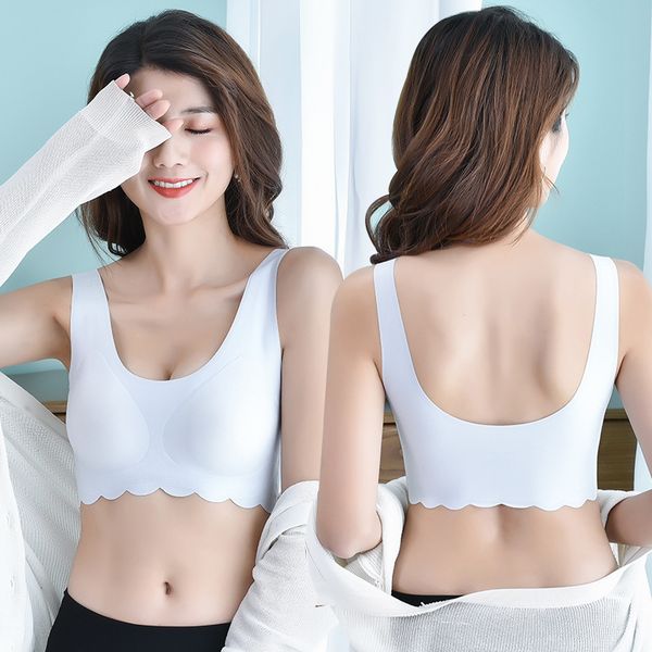 2021 ubaskissy same traceless underwear one piece rimless girl latex bra women autumn winter, Black;white
2021 ubaskissy same traceless underwear one piece rimless girl latex bra women autumn winter, Black;white