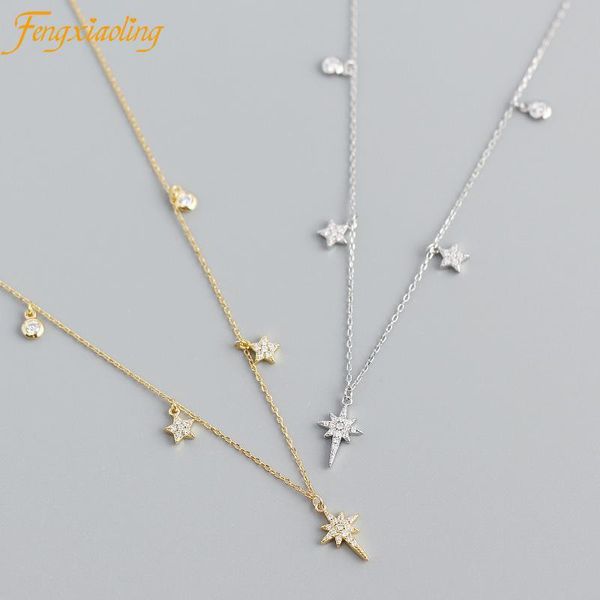 chains fengxiaoling trendy minimalist real 100% 925 sterling silver zircon stars necklaces for women fashion party jewelry 2021
chains fengxiaoling trendy minimalist real 100% 925 sterling silver zircon stars necklaces for women fashion party jewelry 2021