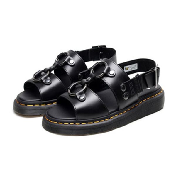 sandals casual fashion mens black leather with metal rings flat shoes outdoors wearing
sandals casual fashion mens black leather with metal rings flat shoes outdoors wearing