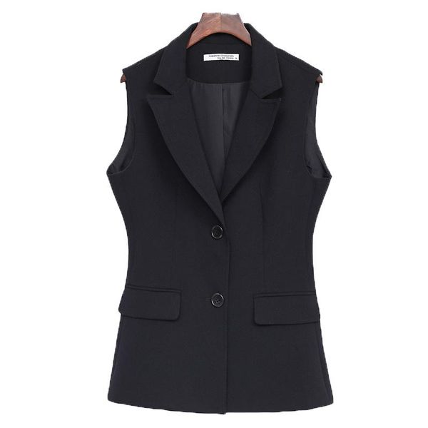 women's suits & blazers xl-8xl extra large size professional black vest jacket women 2021 product sleeveless suit high quality, White;black
women's suits & blazers xl-8xl extra large size professional black vest jacket women 2021 product sleeveless suit high quality, White;black