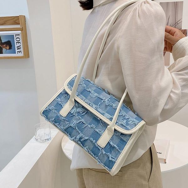 evening bags denim canvas underarm bag 2021 trend women's designer handbag capacity shoulder ladies casual tote
evening bags denim canvas underarm bag 2021 trend women's designer handbag capacity shoulder ladies casual tote