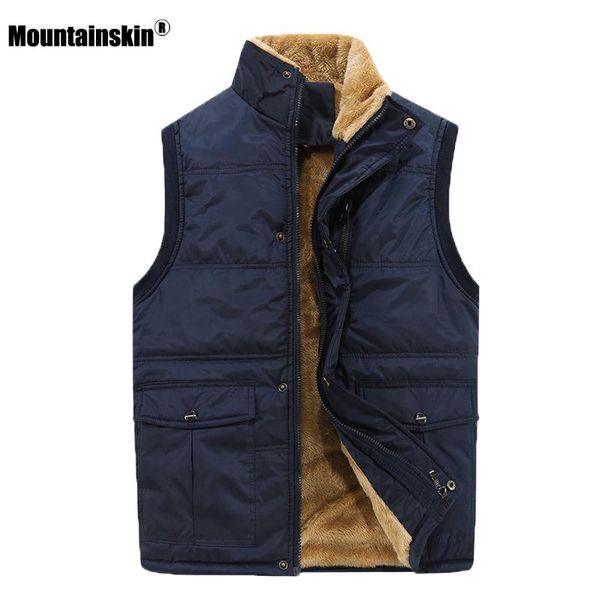 men's vests mountainskin winter men fleece thick warm waistcoat mens casual thermal soft sleeveless jackets male brand clothing sa867, Black;white
men's vests mountainskin winter men fleece thick warm waistcoat mens casual thermal soft sleeveless jackets male brand clothing sa867, Black;white