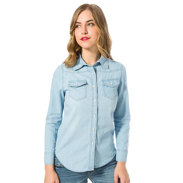 denim shirt women autumn 2021 blue and sky blue clothes plus size shirt with double pockets long sleeve blouse elegant shirts, White
denim shirt women autumn 2021 blue and sky blue clothes plus size shirt with double pockets long sleeve blouse elegant shirts, White