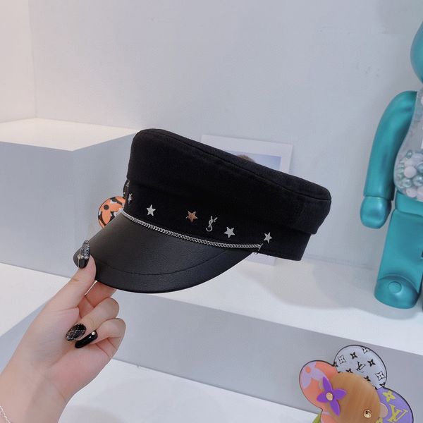 home correct letter ~ 2021 autumn and winter new twill stitching leather edge handsome women's navy hat fashion shopping
home correct letter ~ 2021 autumn and winter new twill stitching leather edge handsome women's navy hat fashion shopping
