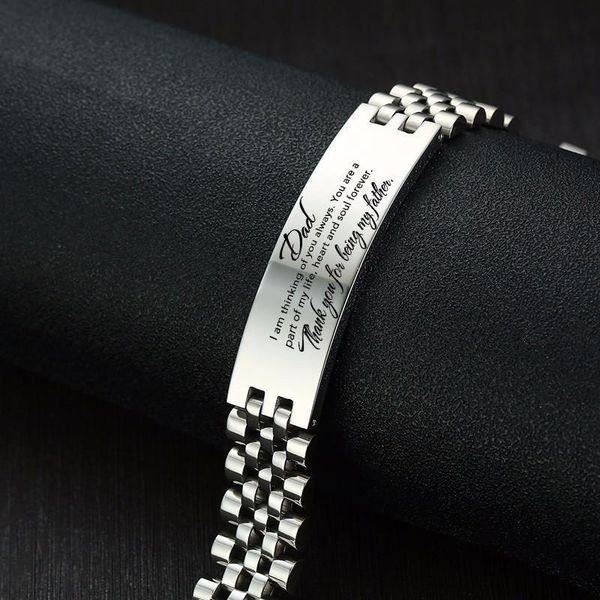 link, chain vnox 15mm chunky bracelets to dad gift engraved stainless steel bar watch band design wristband punk male jewelry, Black
link, chain vnox 15mm chunky bracelets to dad gift engraved stainless steel bar watch band design wristband punk male jewelry, Black