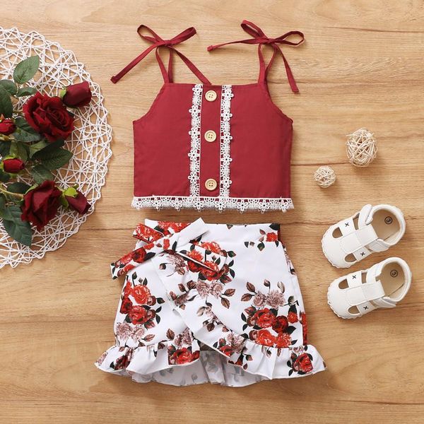 baby clothes toddler girls lace ruffles suspenders bandeau bandage +floral printed skirts outfits kids summer set#35 clothing sets, White
baby clothes toddler girls lace ruffles suspenders bandeau bandage +floral printed skirts outfits kids summer set#35 clothing sets, White