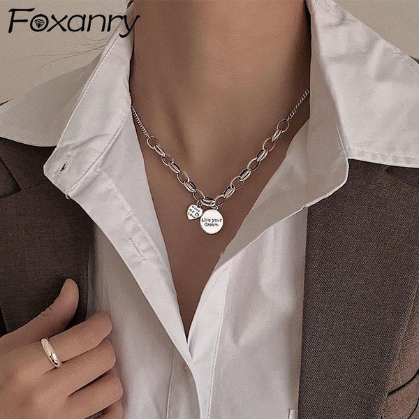 chains foxanry 925 sterling silver thick chain necklace ins fashion hip hop vintage simple round card love heart pendant party jewelry
chains foxanry 925 sterling silver thick chain necklace ins fashion hip hop vintage simple round card love heart pendant party jewelry