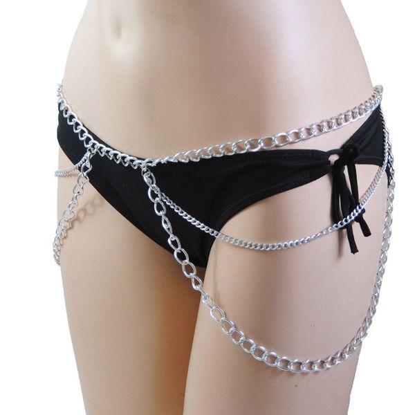 belly waist chain belt thigh jewelry for women side pant chain fashion hip jewelry, Silver
belly waist chain belt thigh jewelry for women side pant chain fashion hip jewelry, Silver