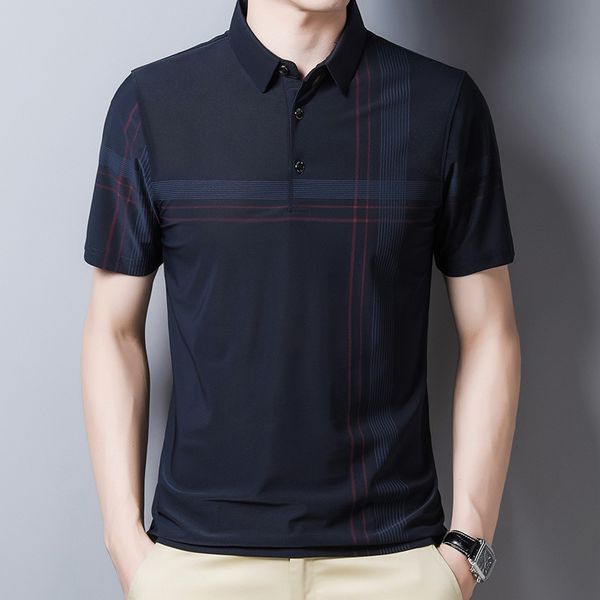 summer middle-aged men's polo shirt new short-sleeved t-shirt loose men's compassionate business casual polo shirt clothes, White;black
summer middle-aged men's polo shirt new short-sleeved t-shirt loose men's compassionate business casual polo shirt clothes, White;black
