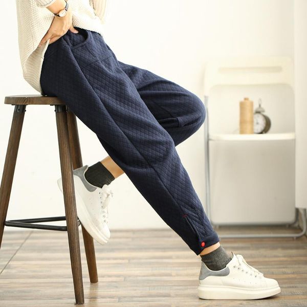 winter large size pants women retro thicker warm trousers elastic waist casual ladies all-match women's & capris, Black;white
winter large size pants women retro thicker warm trousers elastic waist casual ladies all-match women's & capris, Black;white
