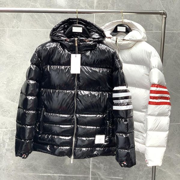 men's down & parkas 2021 fashion brand coats men slim fit hooded short jacket striped solid shiny thick casual winter clothing, Black
men's down & parkas 2021 fashion brand coats men slim fit hooded short jacket striped solid shiny thick casual winter clothing, Black