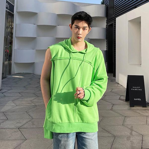 male women streetwear hip hop hoodie man 2021 men's asymmetric hollow shoulder long sleeve loose pullover hooded sweatshirt hoodies & s, Black
male women streetwear hip hop hoodie man 2021 men's asymmetric hollow shoulder long sleeve loose pullover hooded sweatshirt hoodies & s, Black