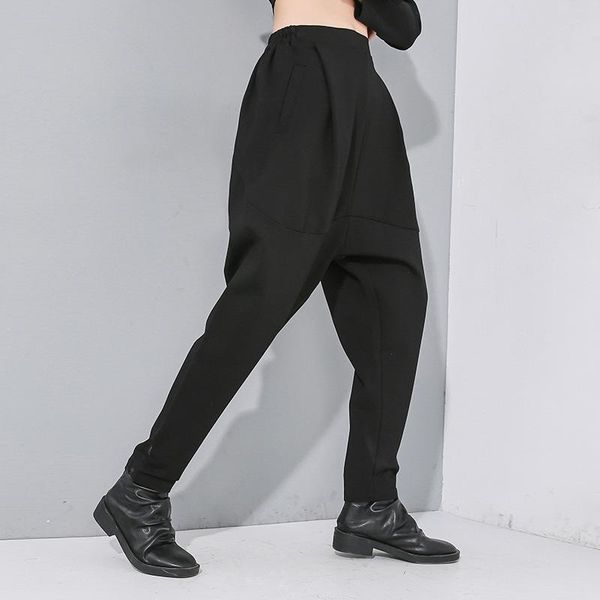 women's pants & capris lanmrem solid color elastic waist harem women streetwear big size trousers casual bottom 2021 spring pc838, Black;white
women's pants & capris lanmrem solid color elastic waist harem women streetwear big size trousers casual bottom 2021 spring pc838, Black;white