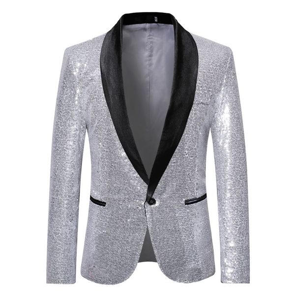 men's suits & blazers 19 years spring sequins suit big yards leisure dance zyh9, White;black
men's suits & blazers 19 years spring sequins suit big yards leisure dance zyh9, White;black