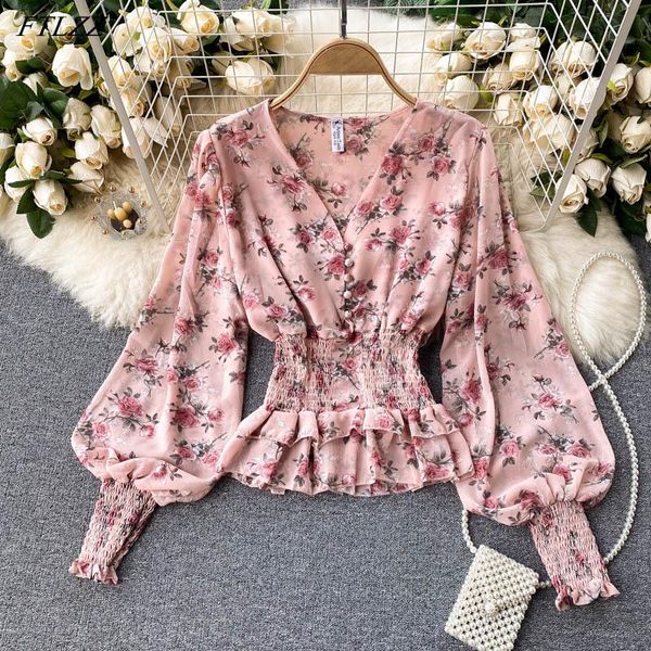 women's blouses & shirts ftlzz summer office lady elegant floral edible tree slim v-neck puff sleeve single breasted chiffon shi, White
women's blouses & shirts ftlzz summer office lady elegant floral edible tree slim v-neck puff sleeve single breasted chiffon shi, White