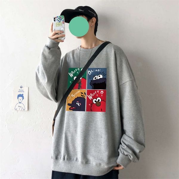 men's hoodies & sweatshirts sweater korean fashion student large fleece casual printed plush warm k9gb, Black
men's hoodies & sweatshirts sweater korean fashion student large fleece casual printed plush warm k9gb, Black