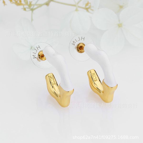 special offer 2021 luxury designer jewelry wave shape irregular inlay pearl drop glaze design earrings personalized metal, Silver
special offer 2021 luxury designer jewelry wave shape irregular inlay pearl drop glaze design earrings personalized metal, Silver