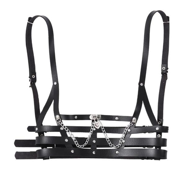 belts pu leather body chest harness belt for women restraints waist girdle adjustable chain harajuku suspender shoulder strap top, Black;brown
belts pu leather body chest harness belt for women restraints waist girdle adjustable chain harajuku suspender shoulder strap top, Black;brown