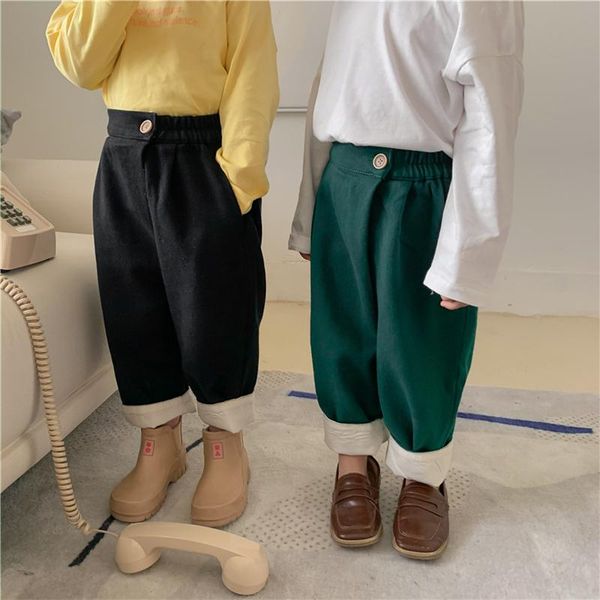 trousers 2021 autumn solid color cotton casual for boys and girls fashion loose all-match cuffed pants, Blue
trousers 2021 autumn solid color cotton casual for boys and girls fashion loose all-match cuffed pants, Blue