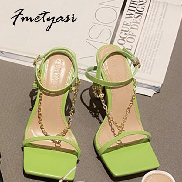 dress shoes women summer sandals chain front rear strap pumps thin heels 2021 super square toe ladies, Black
dress shoes women summer sandals chain front rear strap pumps thin heels 2021 super square toe ladies, Black
