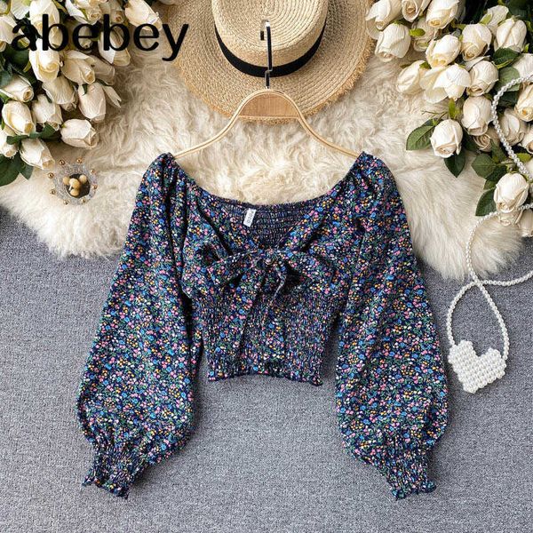 french floral blouse women sweet bow v neck puff sleeve elastic ruched autumn boho print streetwear short blouses 210715, White
french floral blouse women sweet bow v neck puff sleeve elastic ruched autumn boho print streetwear short blouses 210715, White
